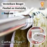 CurtainClips™ - Plakbare Gordijnroede Houders (10 stuks)-Koopje.com