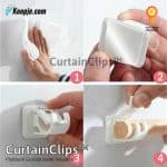 CurtainClips™ - Plakbare Gordijnroede Houders (10 stuks)-Koopje.com