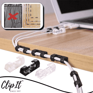 ClipIt™ - Plakbare Kabel Organizer Clips-Koopje.com