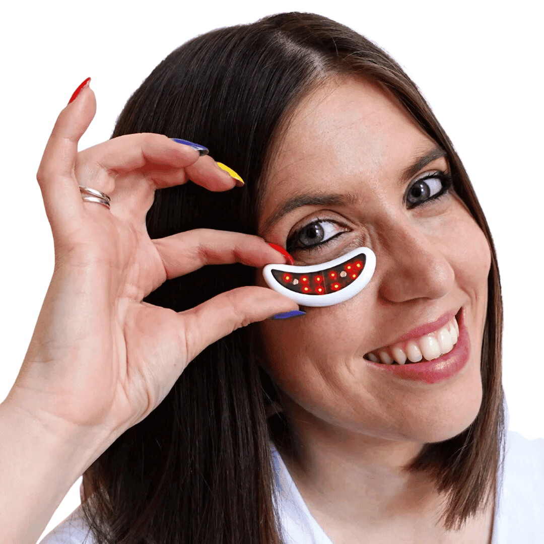 EyeLax – Rood Licht Therapie tegen Rimpels &amp; Donkere Kringen