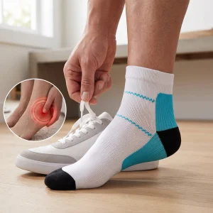 OrthoSox Orthopedische Enkelcompressiesokken – Laat Vermoeide Voeten Lichter Aanvoelen