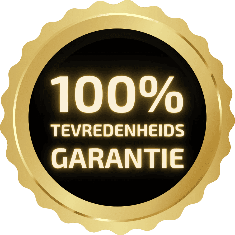 100% tevredenheidsgarantie