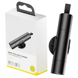 SAFEKEY Veiligheidshamer sleutelhanger - Zwart