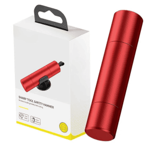 SAFEKEY Veiligheidshamer sleutelhanger - Rood