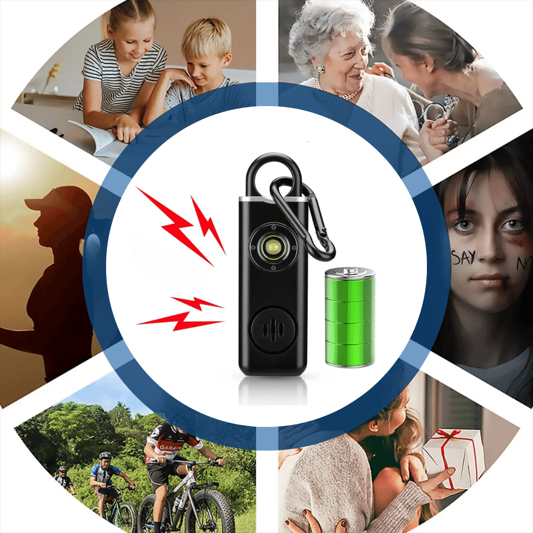 Xiuganpo Duurzame Handslinger -sirene, 110 DB Luid Alarm voor