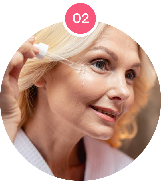 Breng serum aan