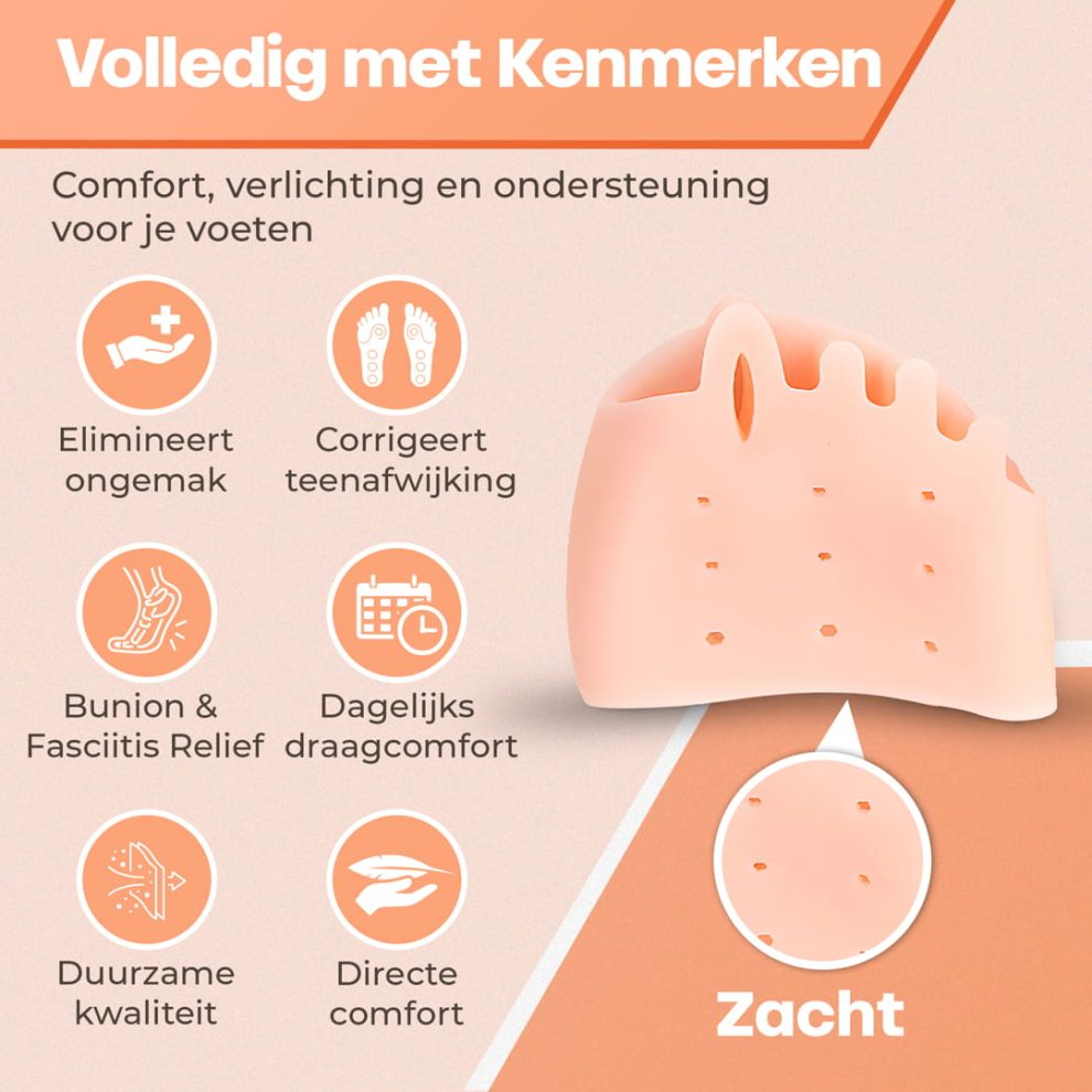 Vaya Medical Forma Orthopeadische inlegzolen, voorvoetsteunpad