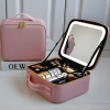 Blush Babes - Make-uptas Met LED Spiegel - Roze