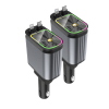 FluxStar - 4-in-1 Snelle Telefoon Autolader met Sterrenlicht (Bundelkorting) - 2 Stuks (60% KORTING)