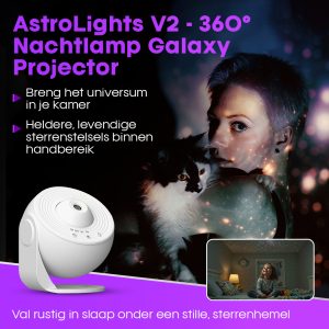 AstroLights V2 - 360° Nachtlamp Galaxy Projector
