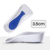 XtraUp - Inlegzool met Hielverhoging en Voetboogondersteuning - Wit, Groot (3,5 cm)