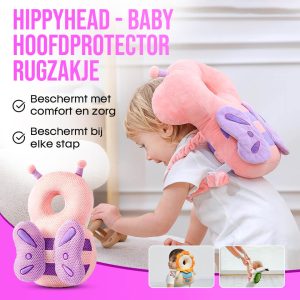 HippyHead Baby Hoofdprotector – Veilig Rugzakje voor Kruipen & Lopen
