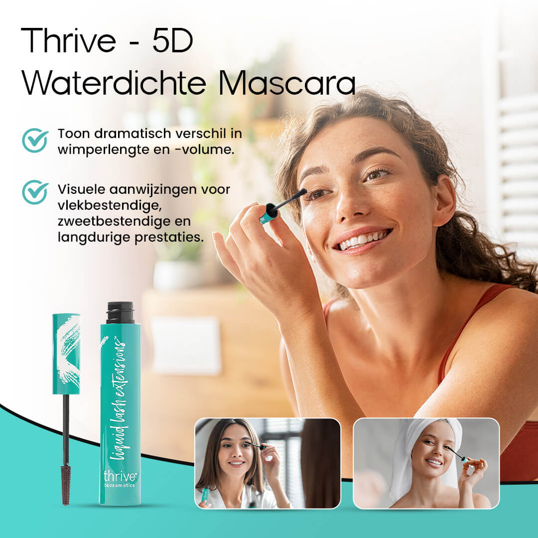 Thrive 5D Mascara – Waterproof &amp; Langdurige Krul