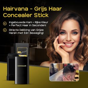 Hairvana Grijs Haar Concealer Stick – Direct & Natuurlijk Resultaat (3-PACK)
