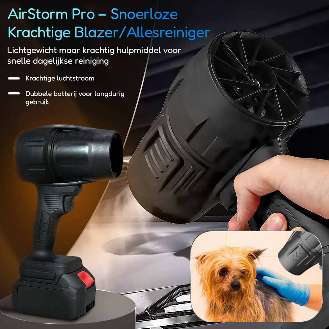 AirStorm Pro – Snoerloze Krachtige Blazer voor Huis &amp; Tuin
