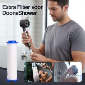 Extra Filter voor DoonaShower – Waterfilter voor Douchekop