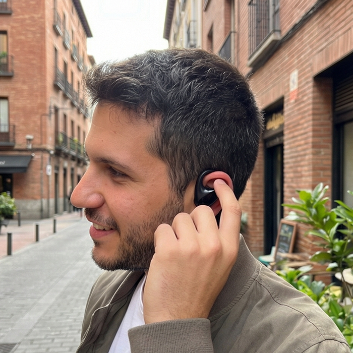 Insérez les écouteurs dans vos oreilles