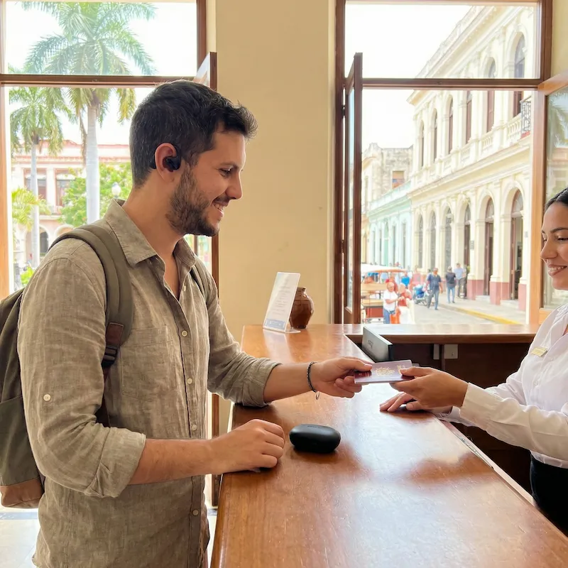 UniTalk Buds en cours d'utilisation