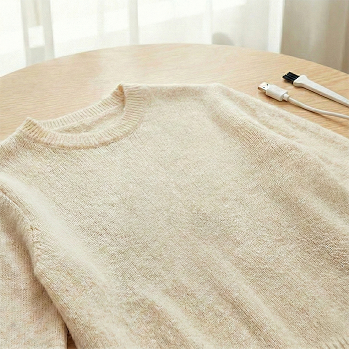 Fertig: Kleidung oder Polster wirken wie neu