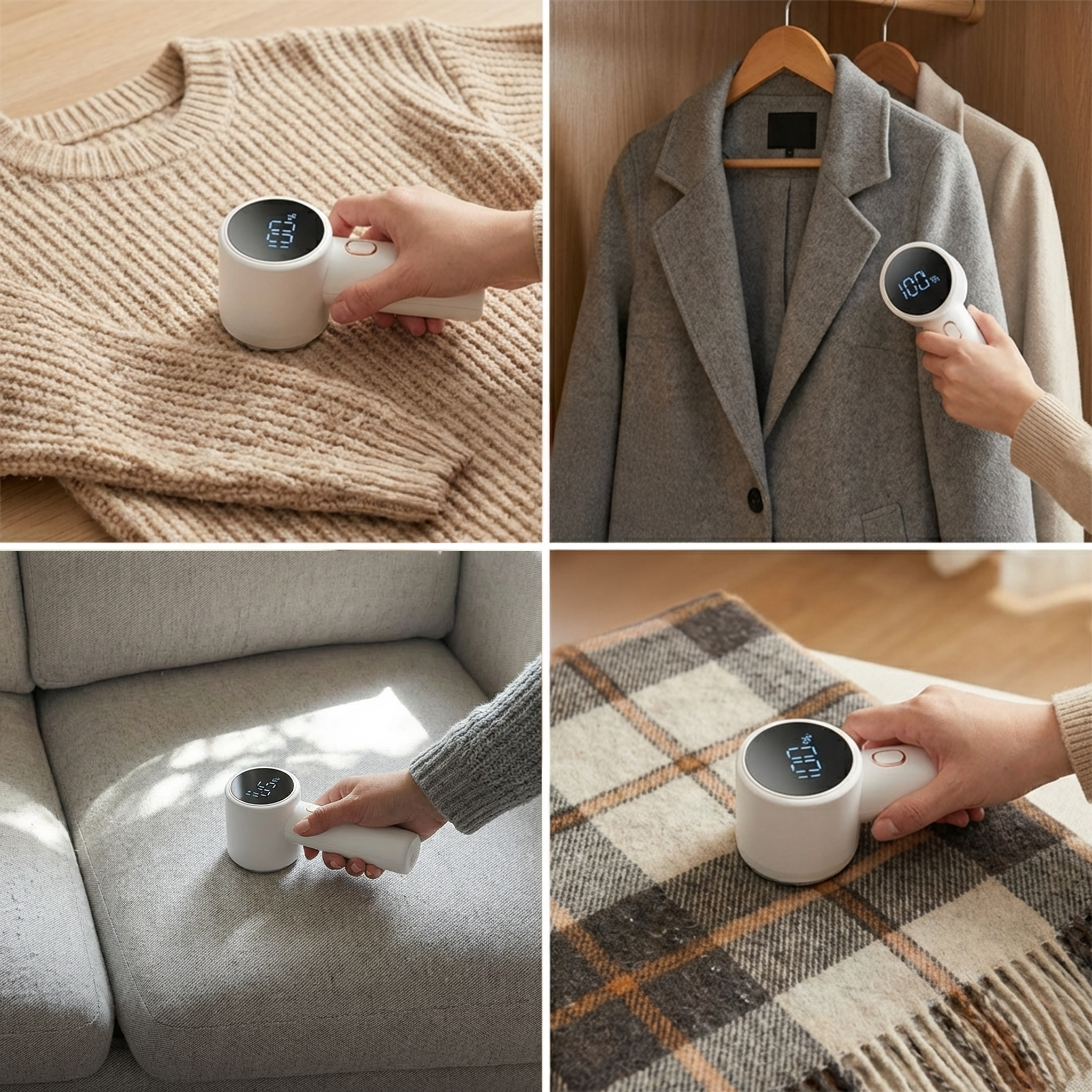 Gezellig moment met de Snugwear verwarmde cape