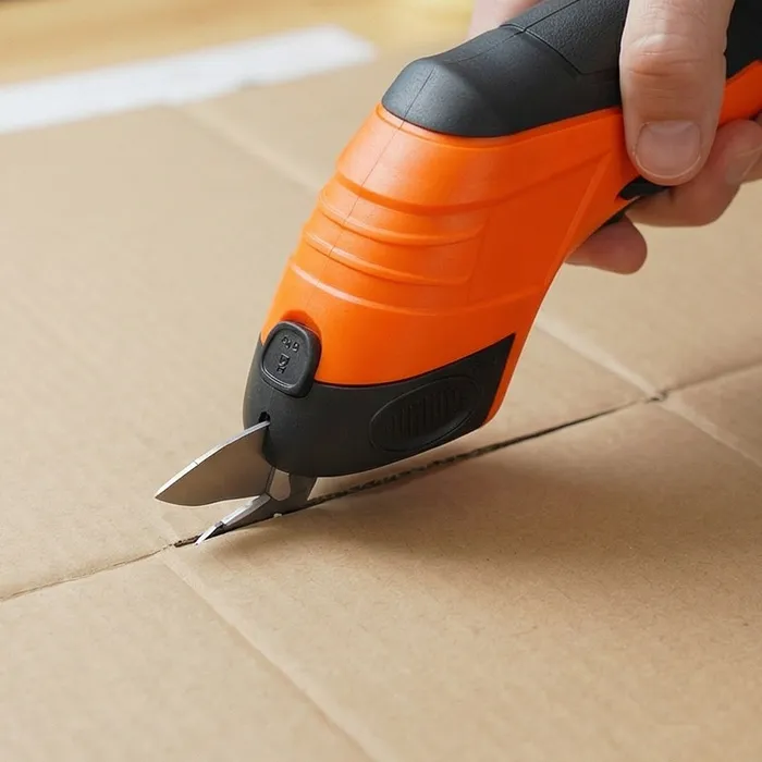 Moeiteloos door karton snijden