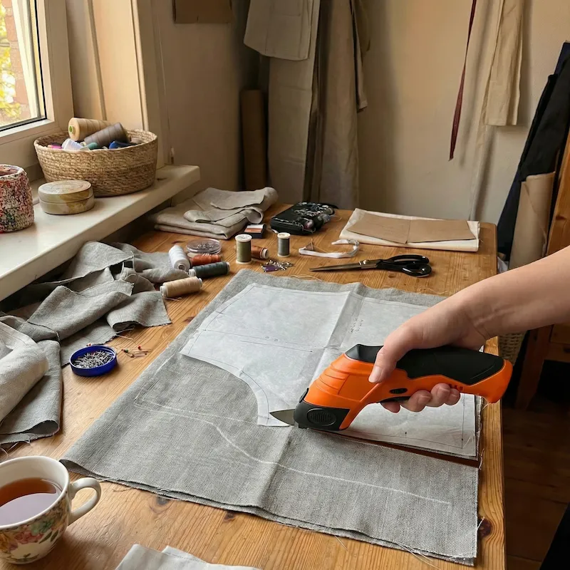 Snugwear verwarmde schouder- en nekcape in gebruik