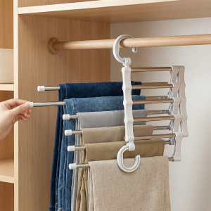 HangPro 5-in-1 Kledinghanger – Compact Ontwerp voor Meerdere Items