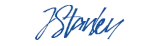 Handtekening van James Stanley