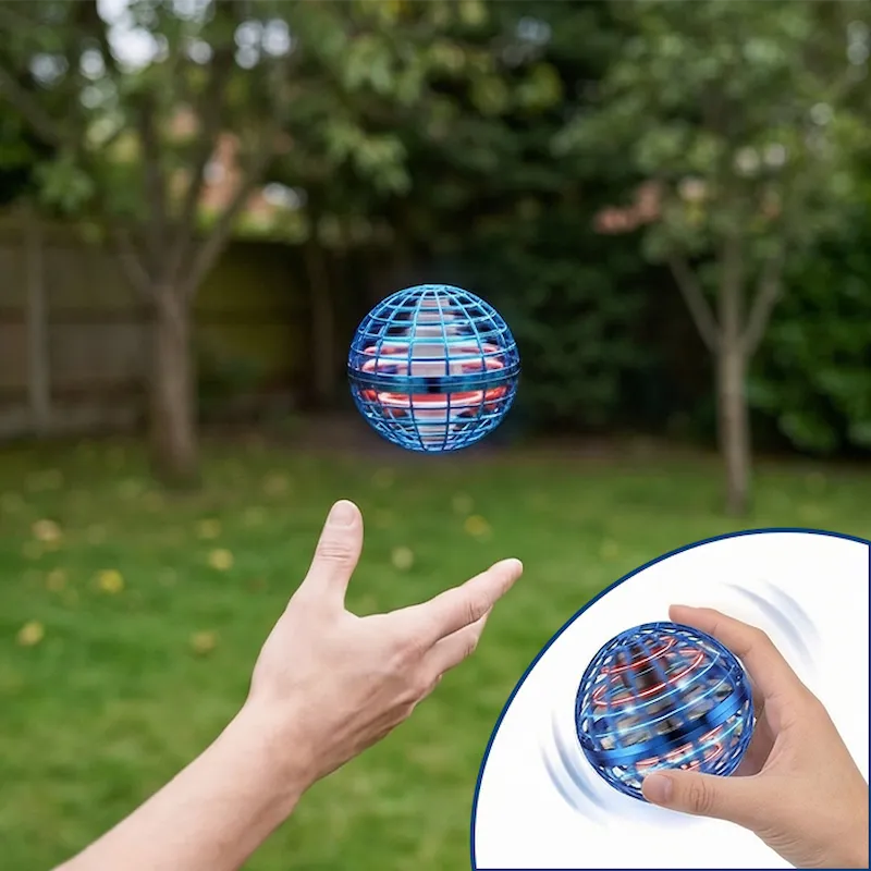 Enfant secoue l'AirGlide et le lance en l'air