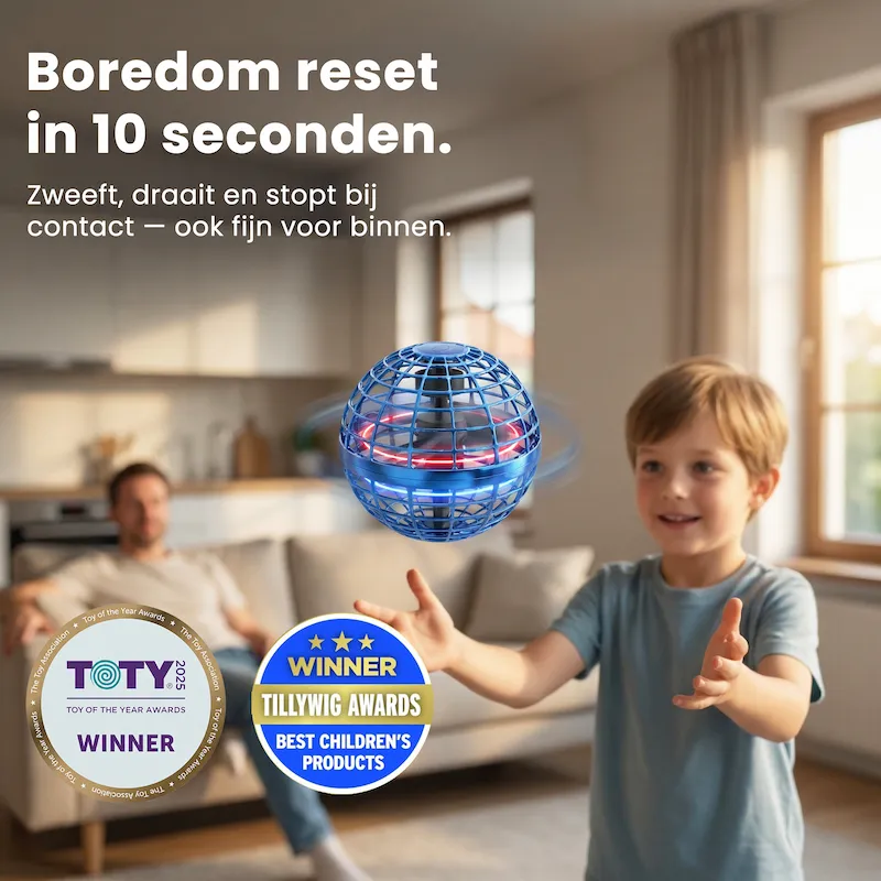 AirGlide Magic Spinner — Der schwebende Leuchtball