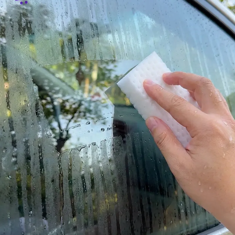 CrystalShine in gebruik op glas