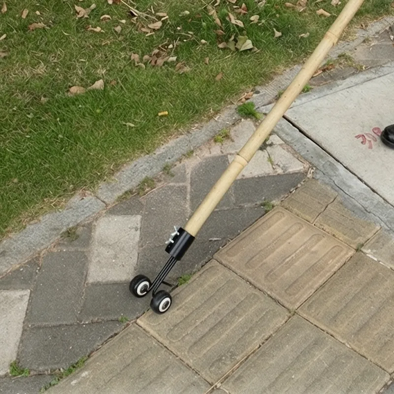 Haak het onkruid bij de wortel los