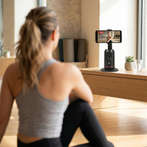 FocusFlow™ | Slimme Auto-Tracking Telefoonstandaard