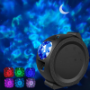 NebulaCast Galaxy Projector – Creëer Directe Chill met Sterren die Meebewegen op Geluid - Zwart