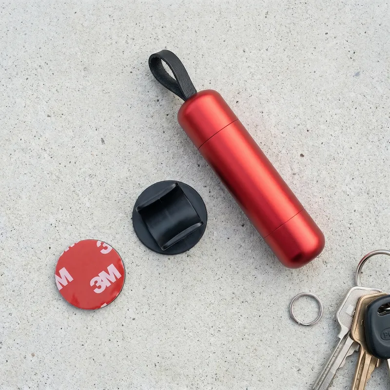 Safekey in gebruik op glas
