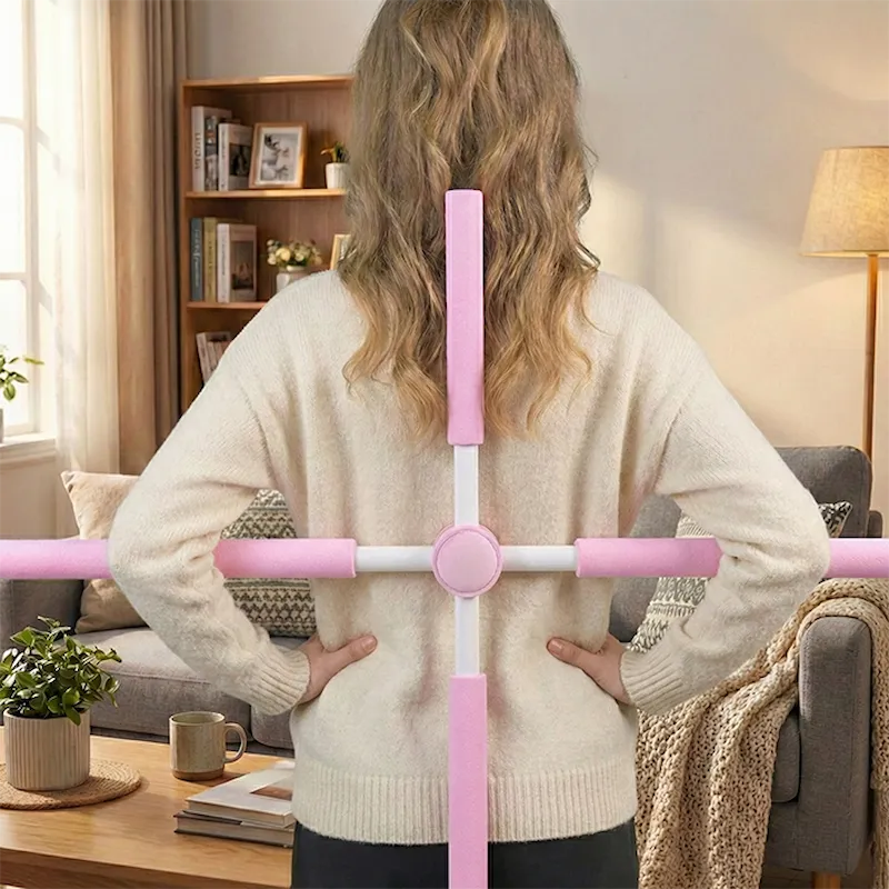 Wrijf PosturaFlex over de waas en vlekken