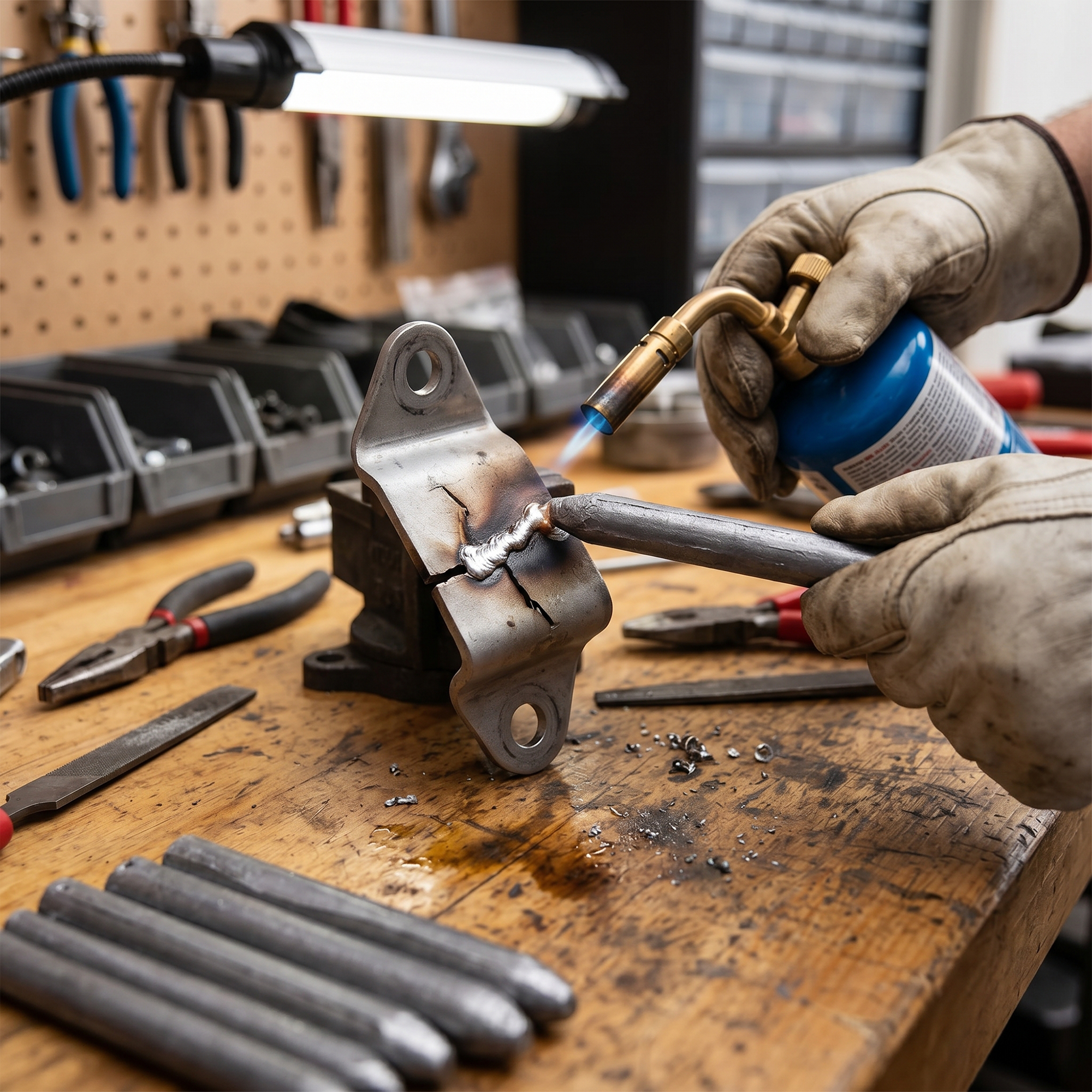 WeldFix Universele Lasstaven – Metaal Snel Fiksen Met Een Gewone Aansteker