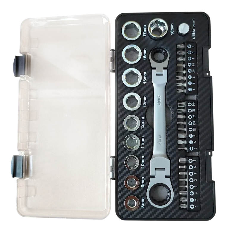 SwiftBolt Pro 36-delige ratelset met flexkop