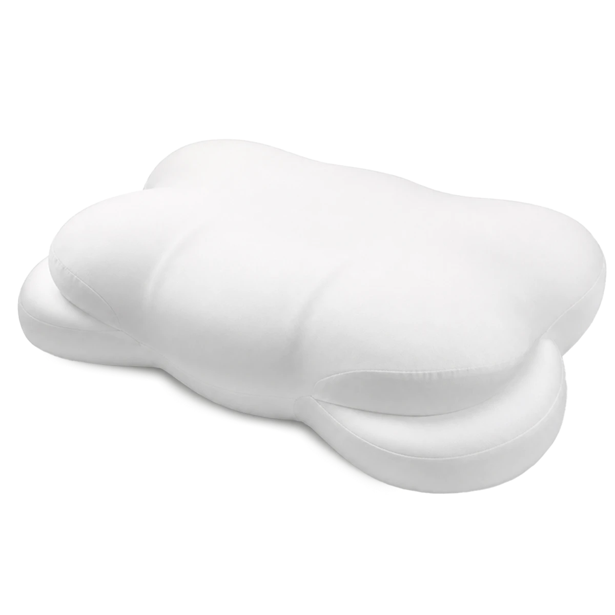 CloudNest 6-zone memory foam uitlijnkussen wit grijs