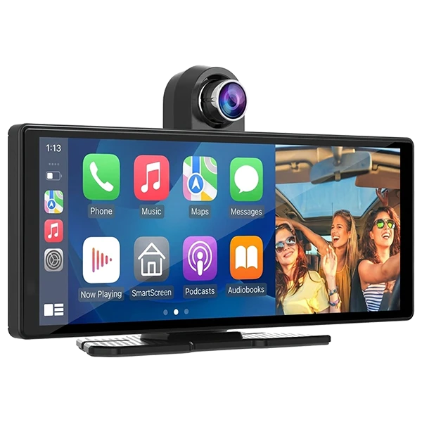 Rovera draadloos CarPlay-scherm met 4K dashcam